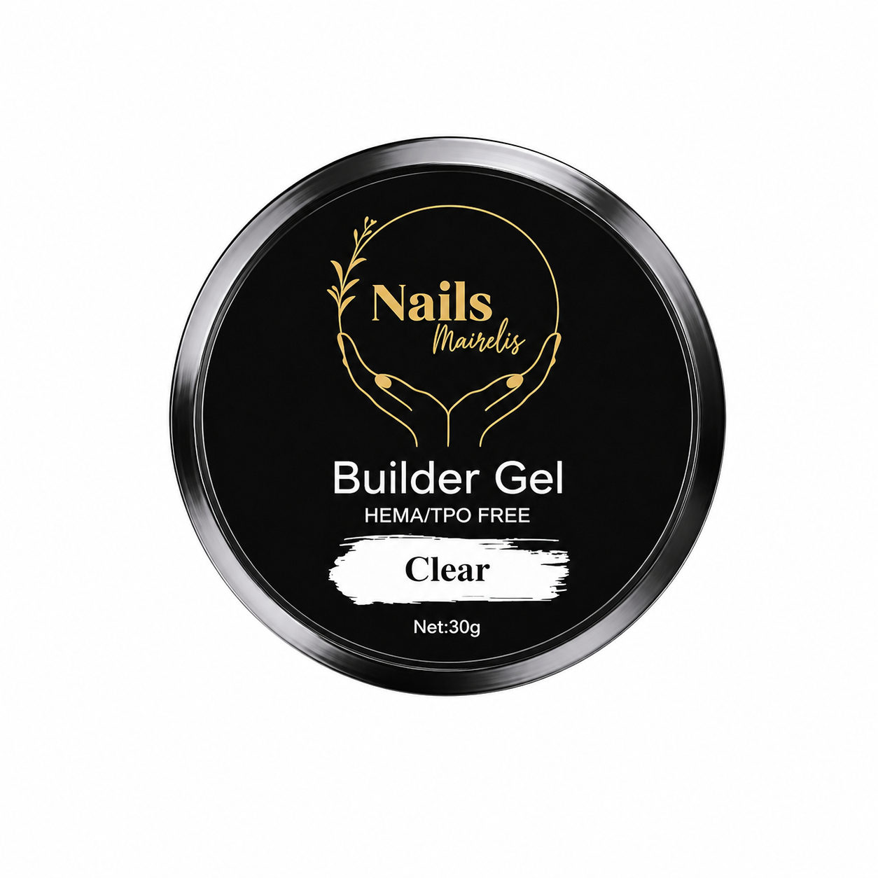 Builder Gel 30g | HEMA-Free & TPO-Free | Self-Leveling | Nails Mairelis