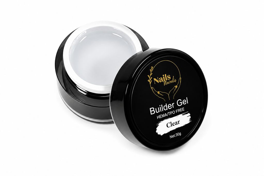 Builder Gel 30g | HEMA-Free & TPO-Free | Self-Leveling | Nails Mairelis
