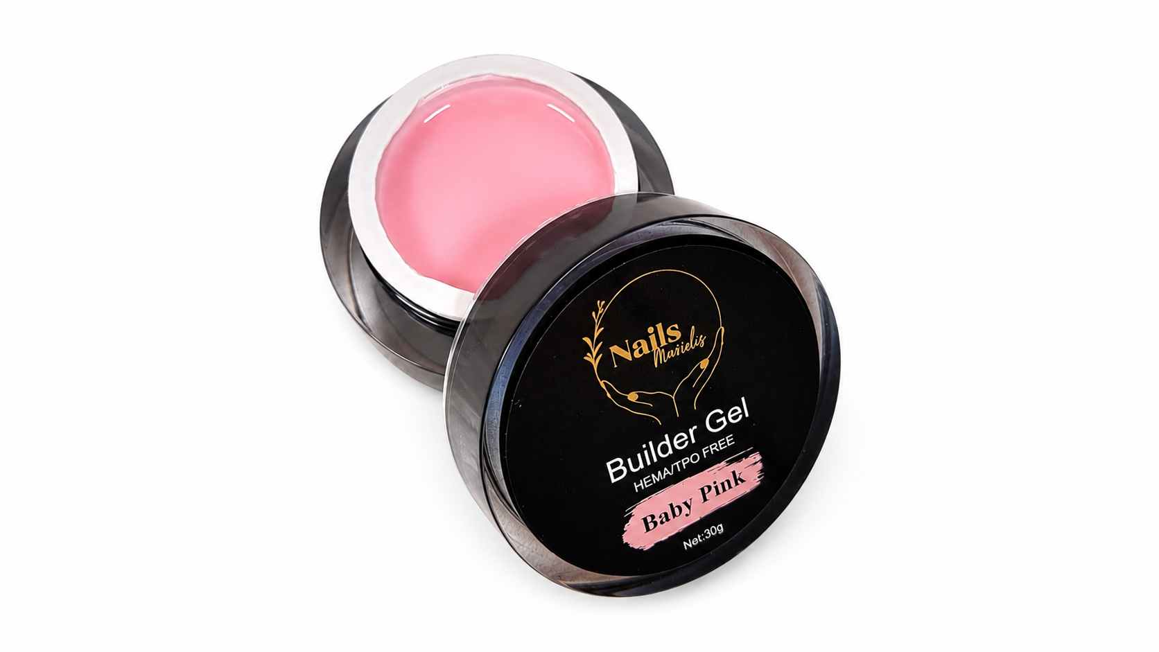 Builder Gel 30g | HEMA-Free & TPO-Free | Self-Leveling | Nails Mairelis